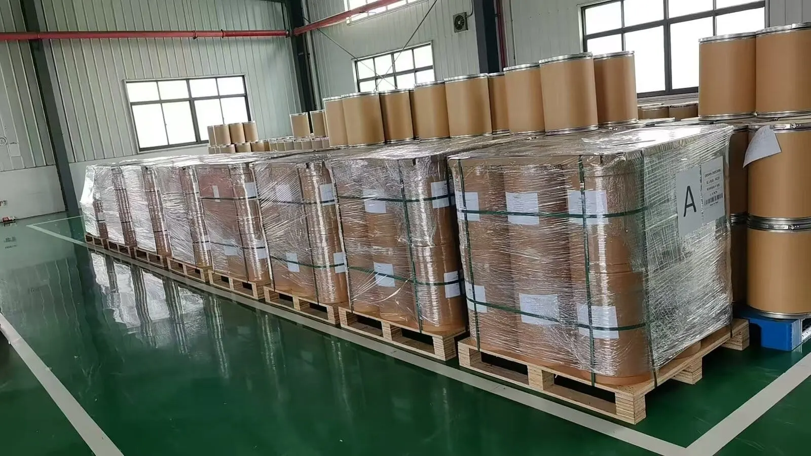 Export cartons with batch documentation
